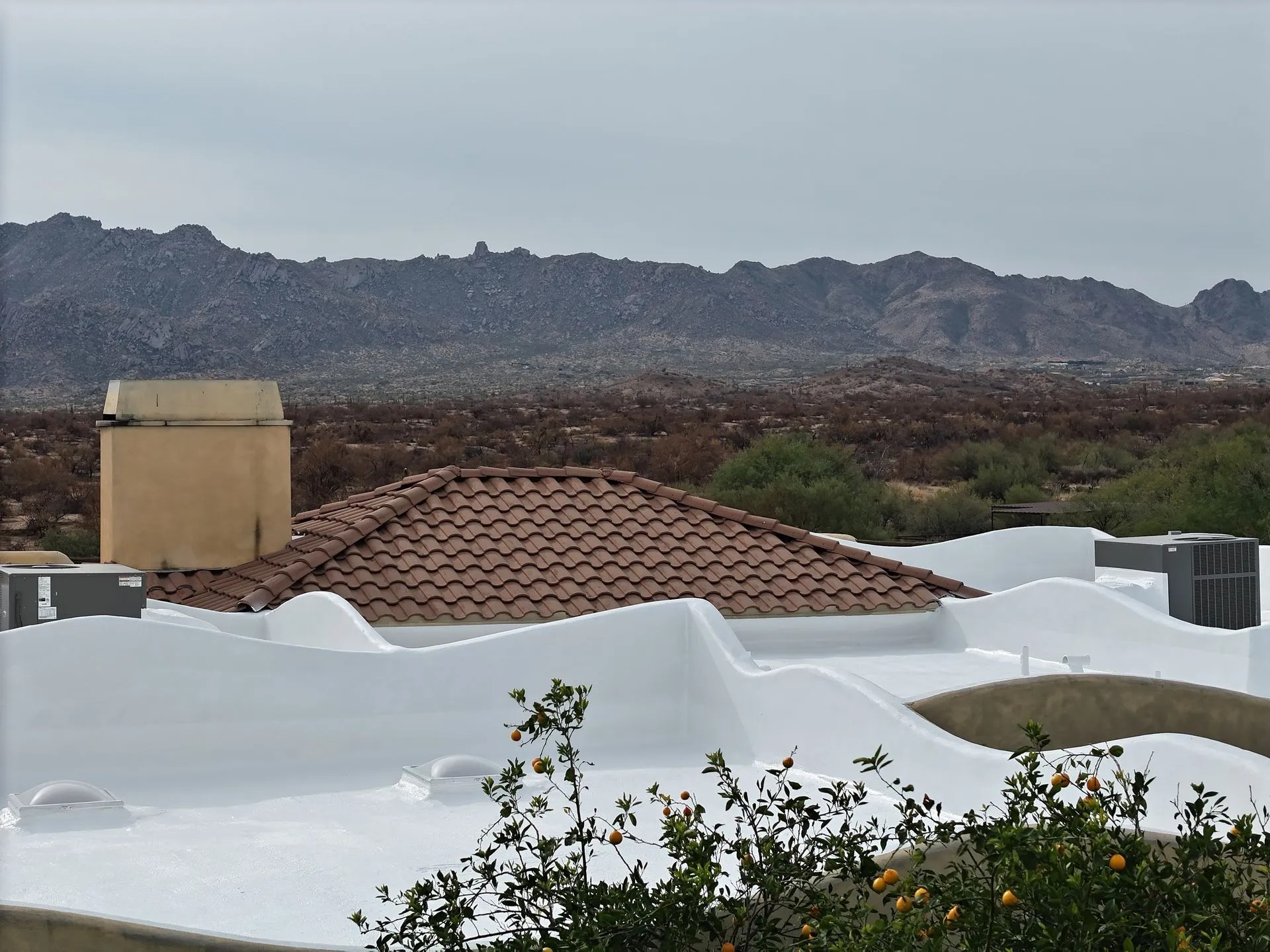 Parapet wall flashing repair